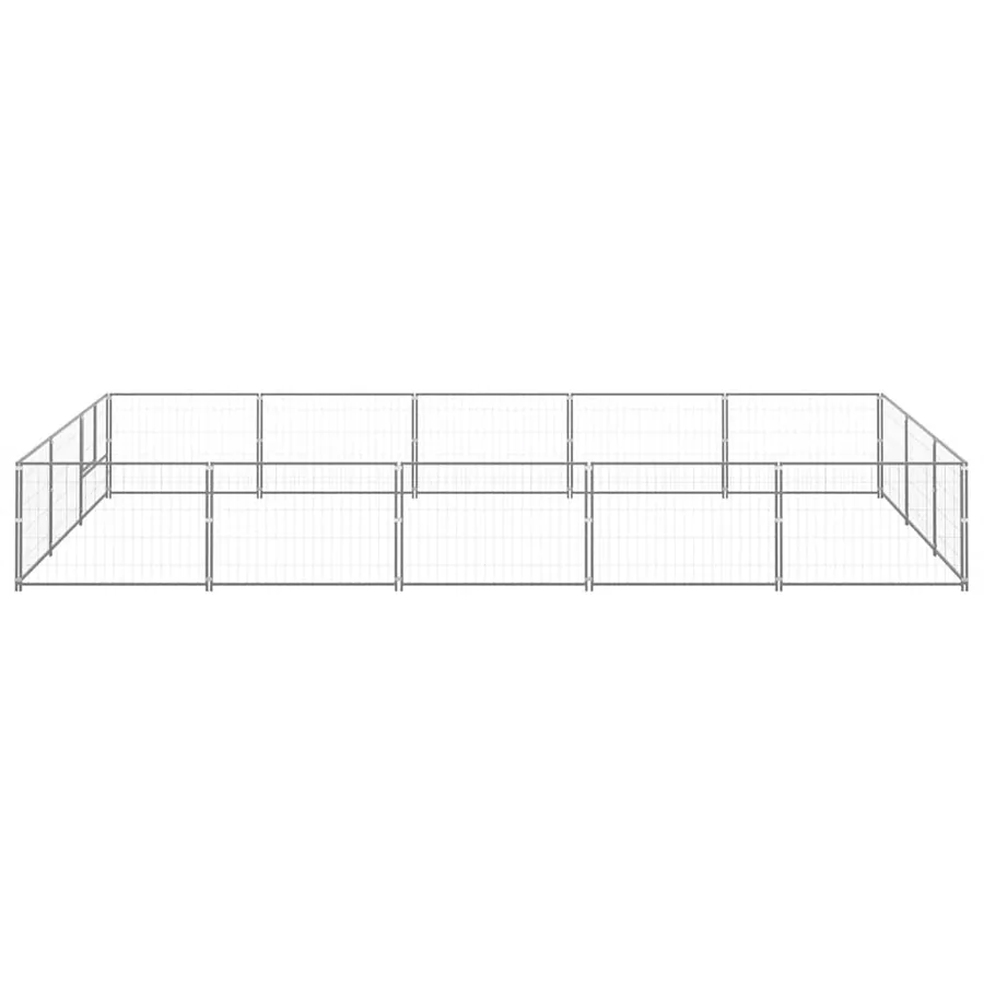 Chenil Argenté 15 m² Acier - 4