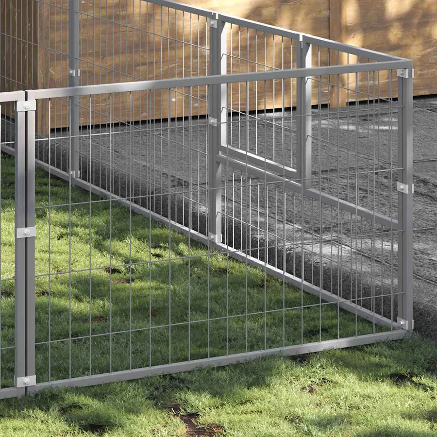 Chenil Argenté 9 m² Acier - 3