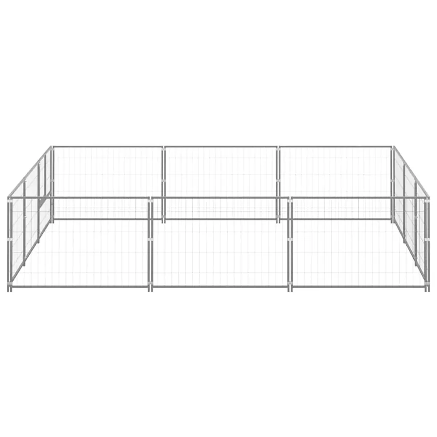 Chenil Argenté 9 m² Acier - 4