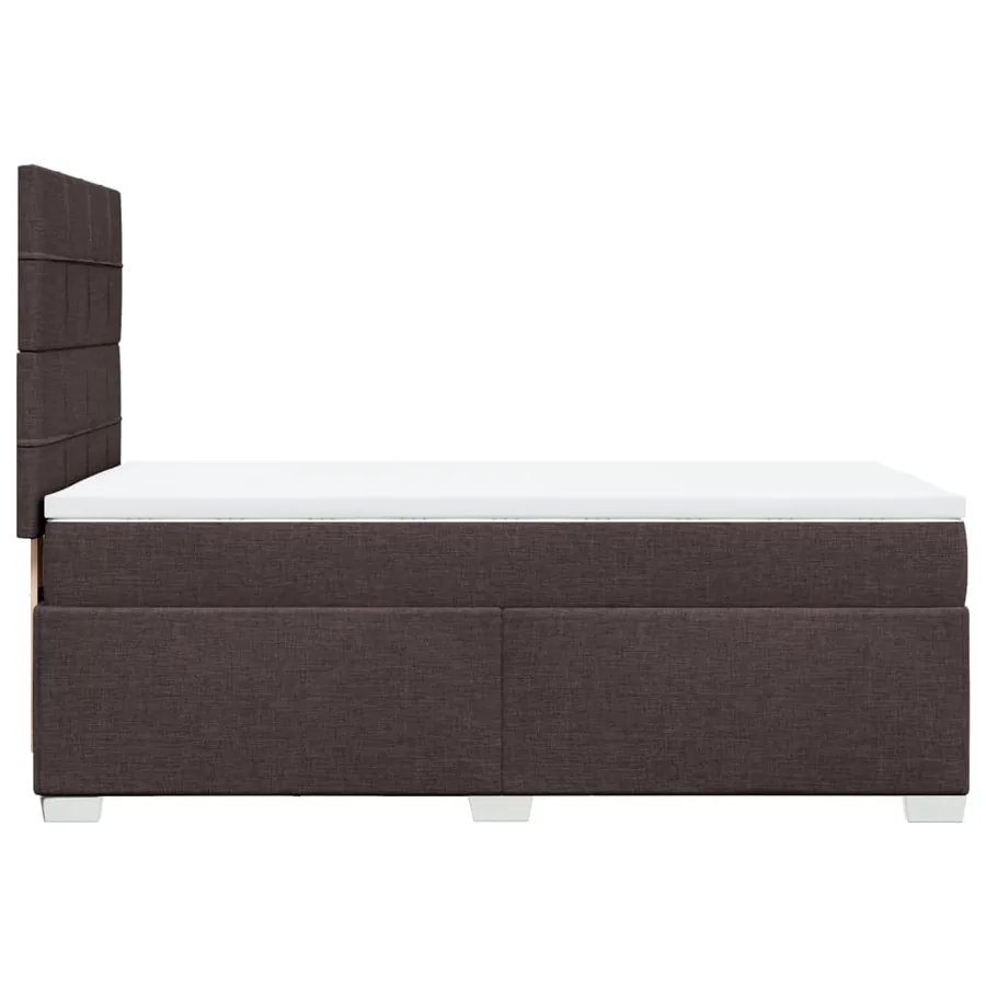 Sommier à lattes de lit avec matelas Marron foncé 90x190 cm - 11