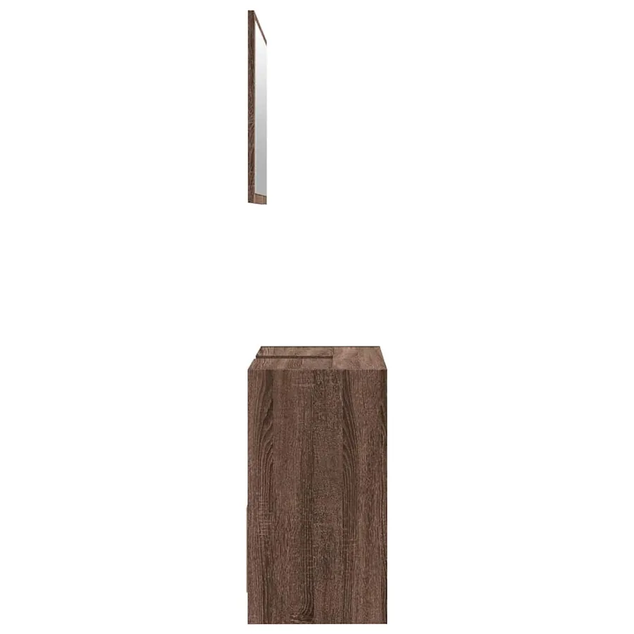 Ensemble de meubles de salle de bain 2 pcs Chêne marron - 6