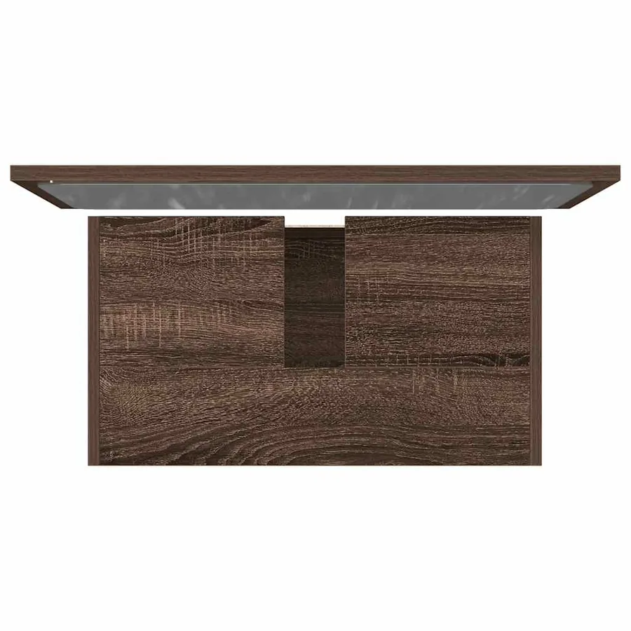 Ensemble de meubles de salle de bain 2 pcs Chêne marron - 8