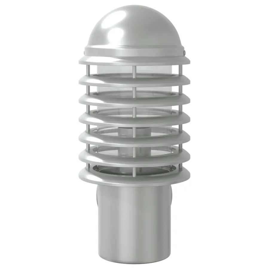 Applique murale d'extérieur argenté acier inoxydable - 4