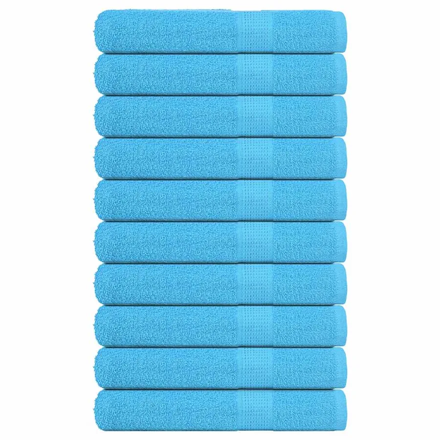 Serviettes FROGN 10 pcs turquoise 100x200 cm 360 g/m²