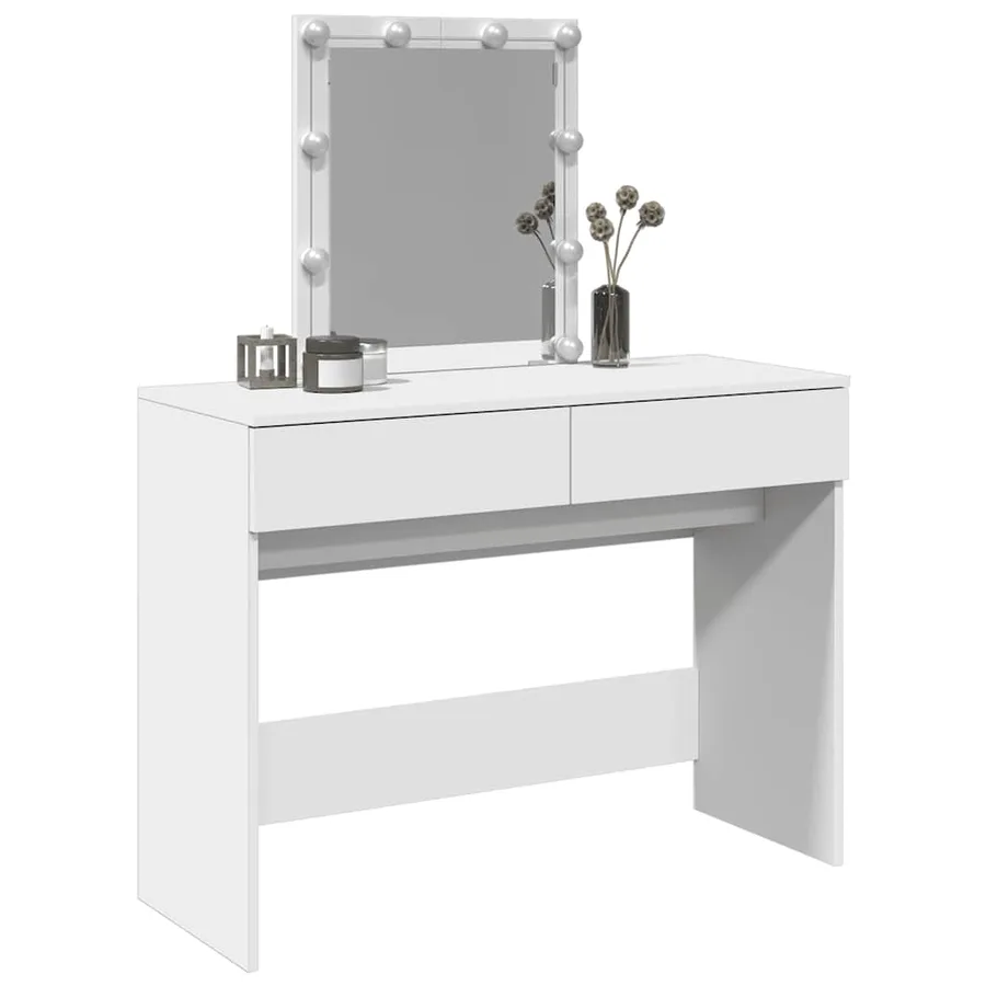 Coiffeuse avec LED blanc 100x40x130 cm - 4