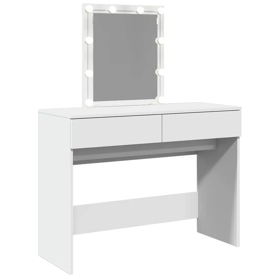 Coiffeuse avec LED blanc 100x40x130 cm - 8