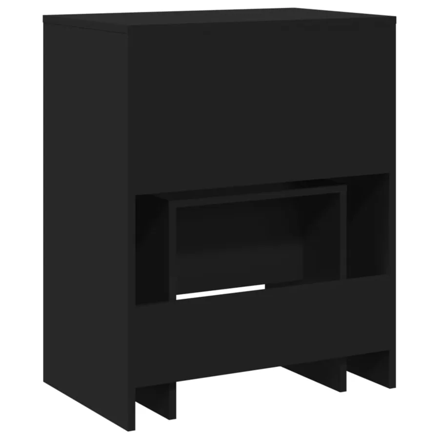 Coiffeuse et tabouret noir 60x40x113,5 cm - 7