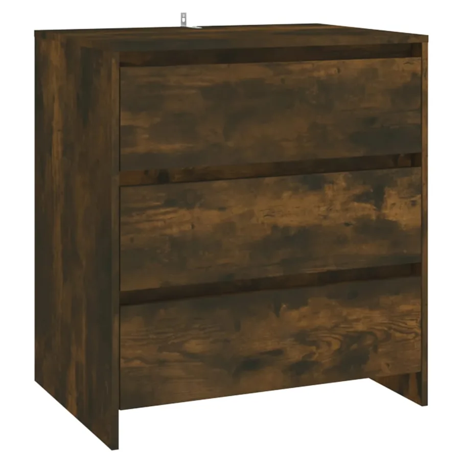 Buffets 3 pcs Chêne fumé Bois d'ingénierie - 4