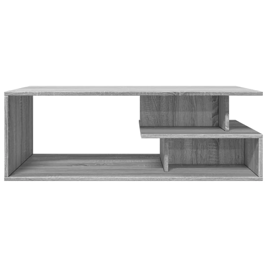 Table basse sonoma gris 102x55x35 cm bois d'ingénierie - 4