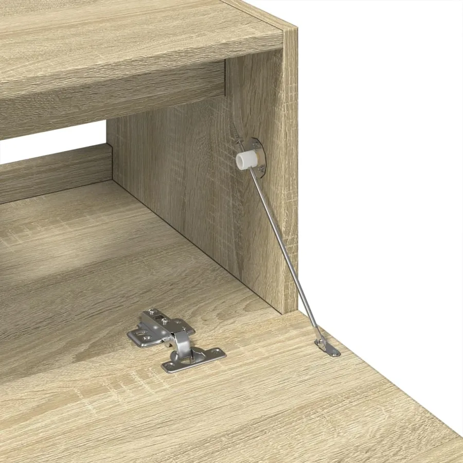 Armoire d'évier chêne sonoma 59x37x59 cm bois d'ingénierie - 8