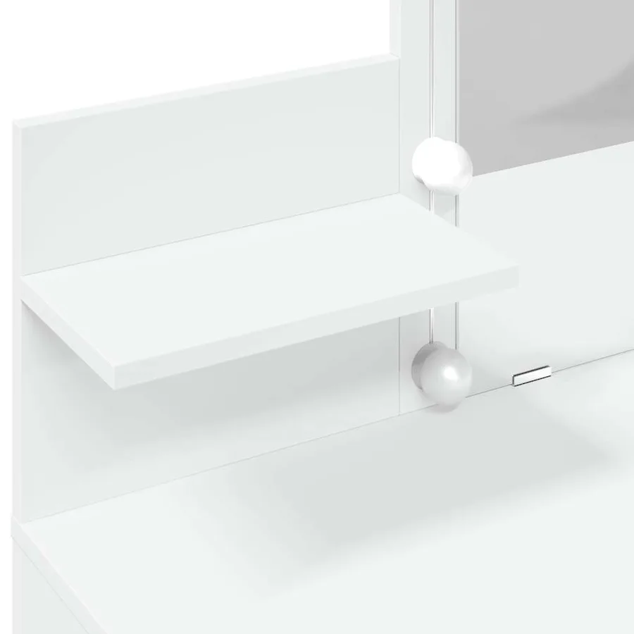 Coiffeuse avec LED blanc 100x40x130 cm - 12