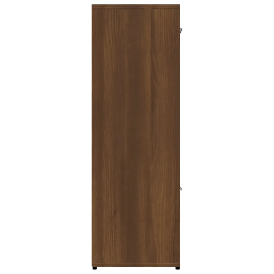 Bibliothèque Chêne marron 90x30x90 cm Bois d'ingénierie - 7