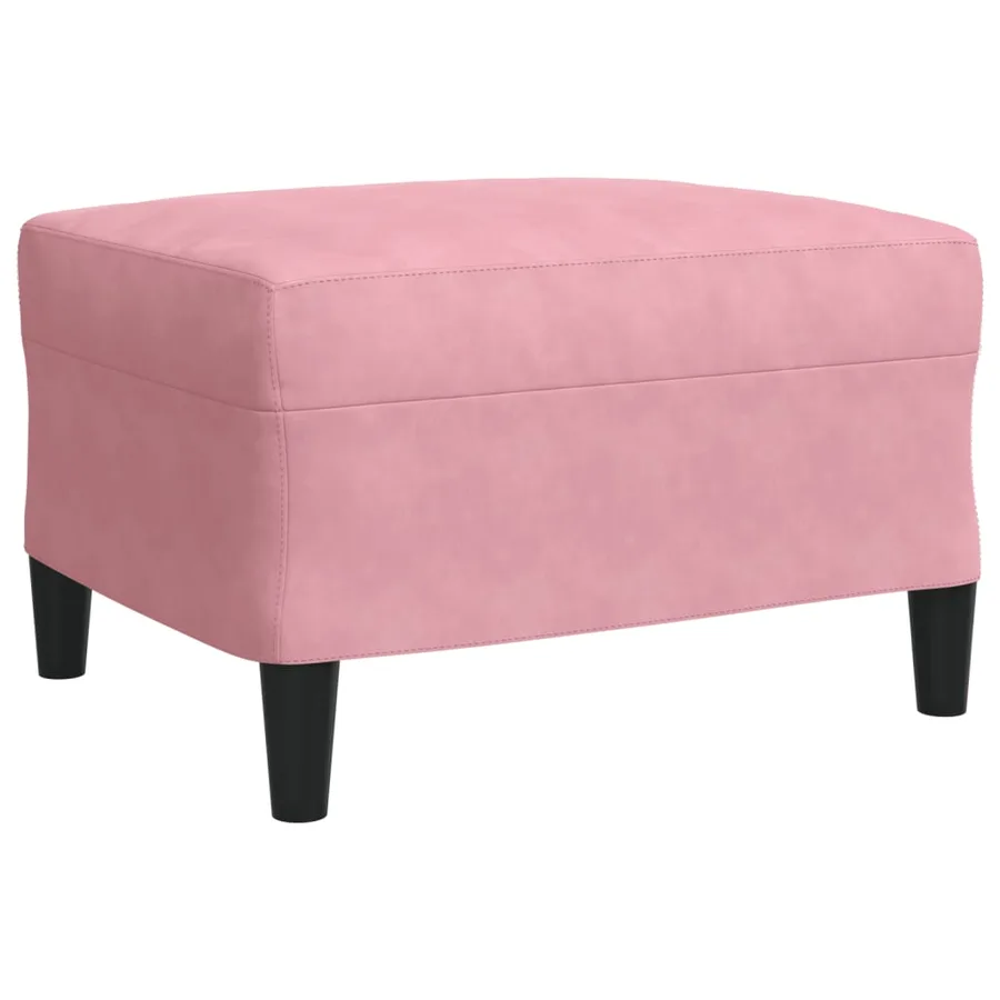 Ensemble de canapés 4 pcs avec coussins Rose Velours - 7