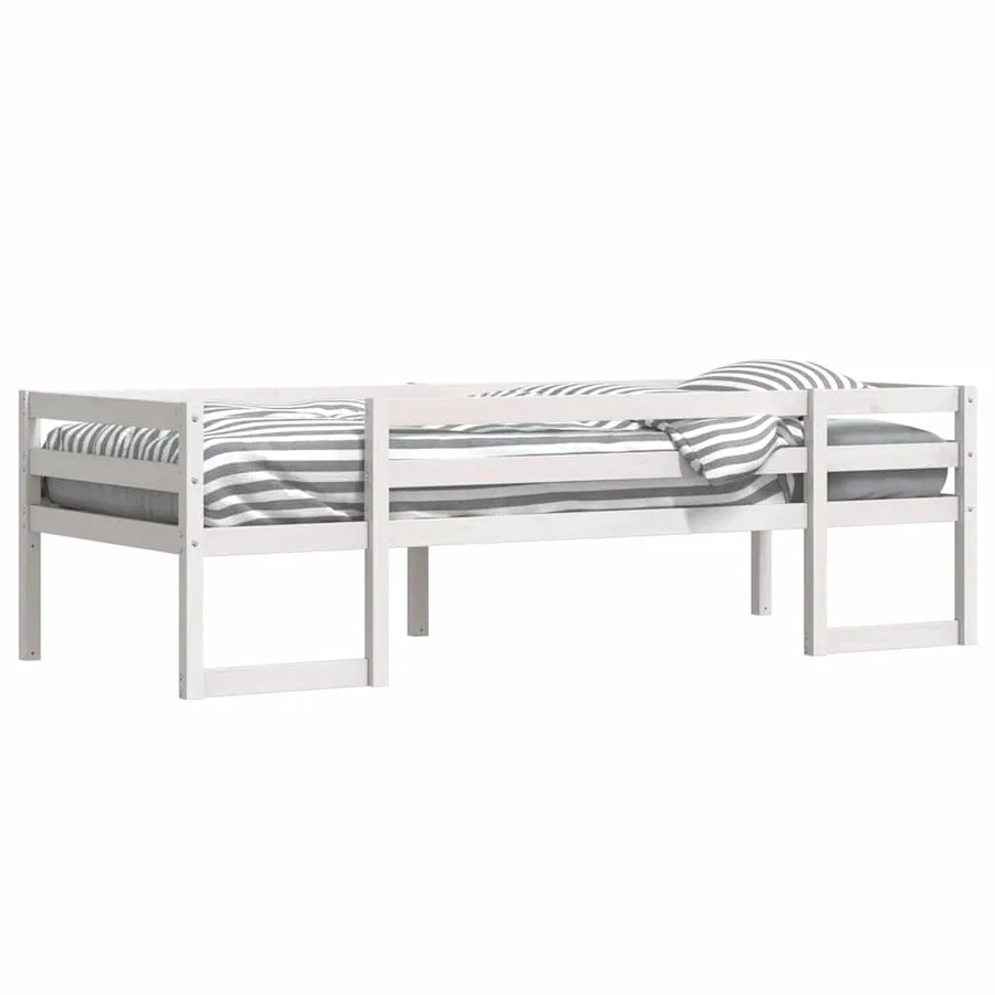 Cadre de lit pour enfants sans matelas 75x190 cm pin massif - 4