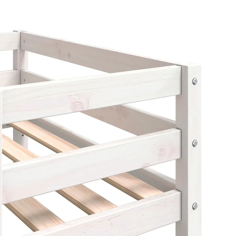 Cadre de lit pour enfants sans matelas 75x190 cm pin massif - 9