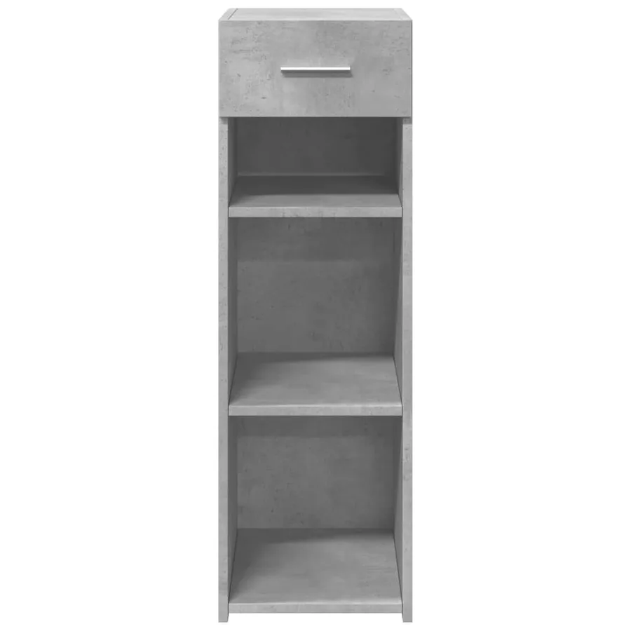 Buffet gris béton 30x42,5x93 cm bois d'ingénierie - 4