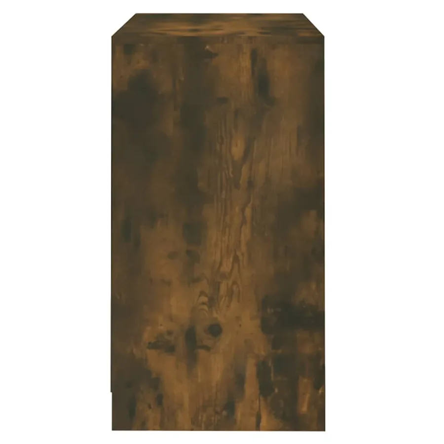 Buffet Chêne fumé 70x41x75 cm Bois d'ingénierie - 7