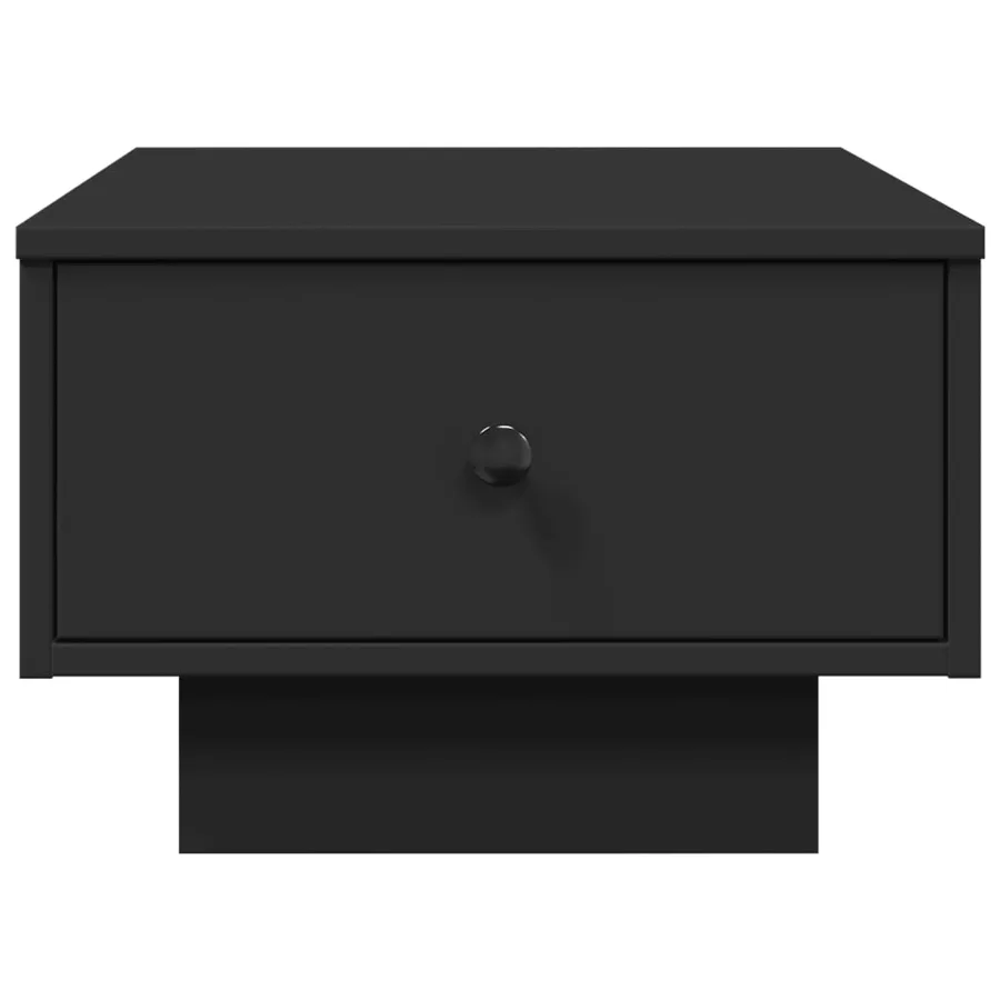 Table basse noir 60x45x31 cm bois d'ingénierie - 4