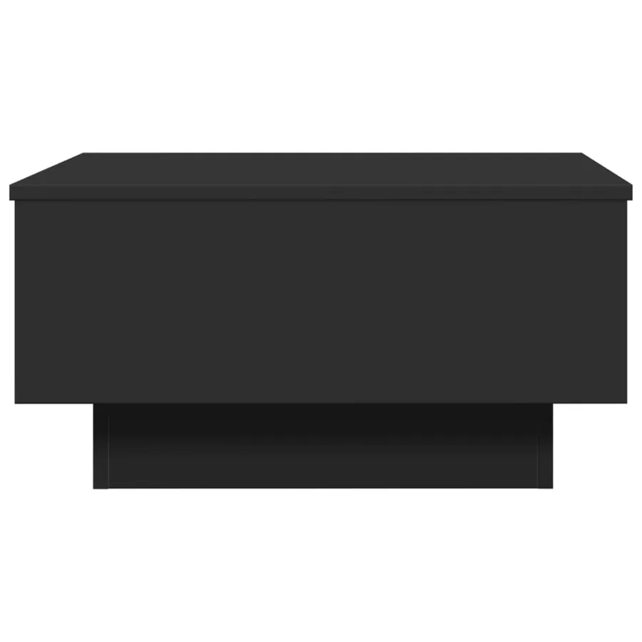 Table basse noir 60x45x31 cm bois d'ingénierie - 5