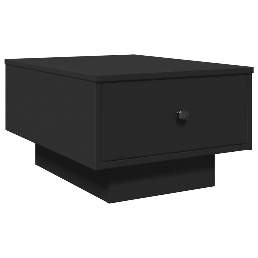 Table basse noir 60x45x31 cm bois d'ingénierie - 6