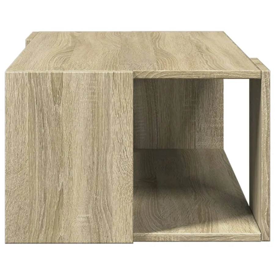 Table basse chêne sonoma 89,5x48x30 cm bois d'ingénierie - 5