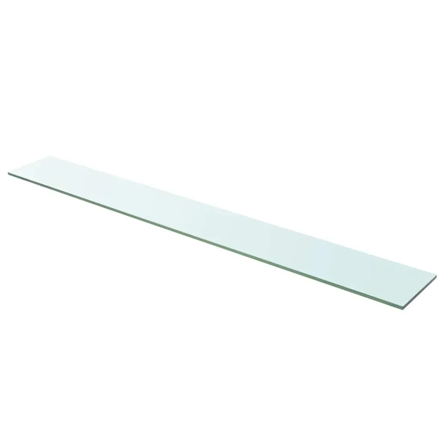 Panneau d’étagère Verre transparent 110 x 15 cm