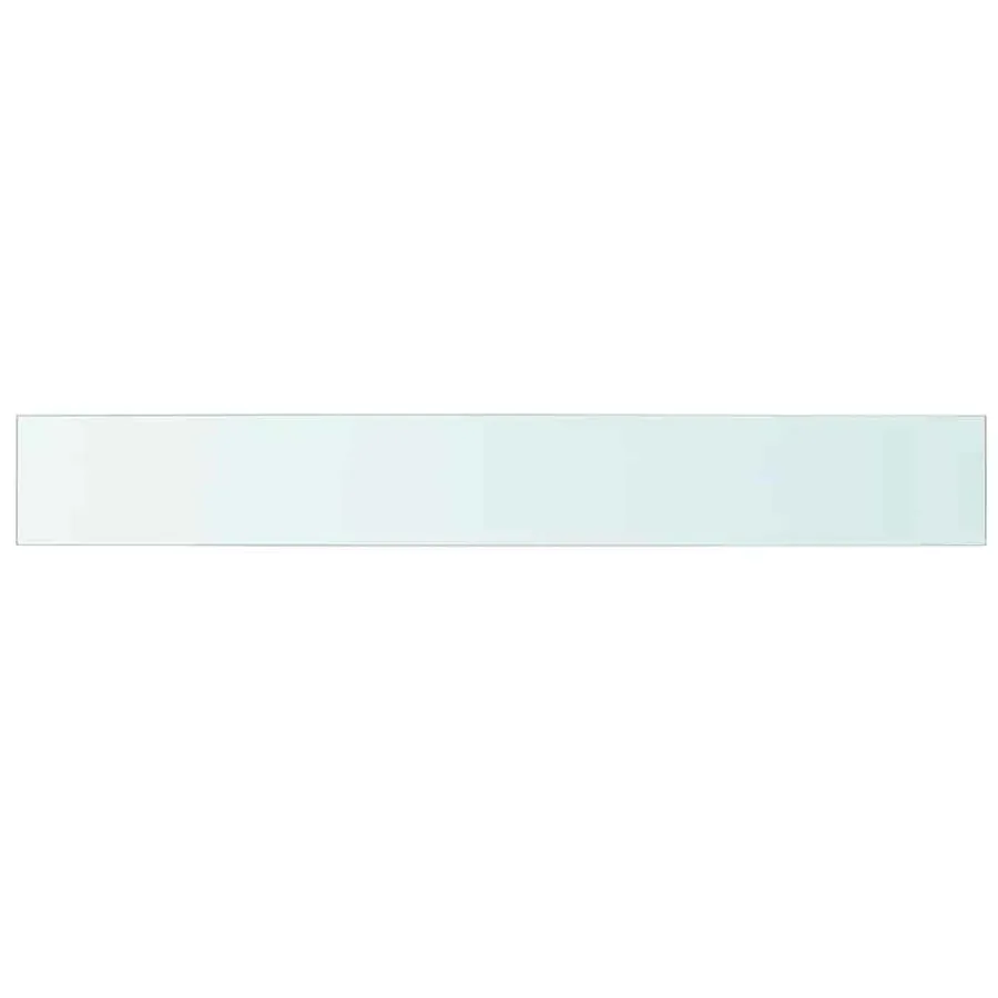 Panneau d’étagère Verre transparent 110 x 15 cm - 2