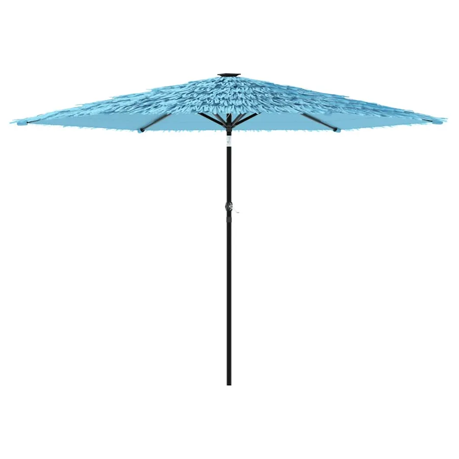 Parasol de jardin avec mât en acier bleu 288x288x225 cm - 2