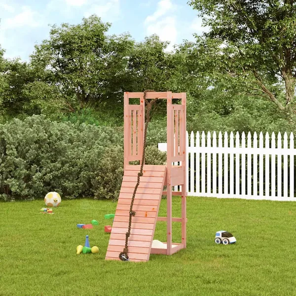 Maisonnette de jeu avec mur d'escalade bois massif Douglas