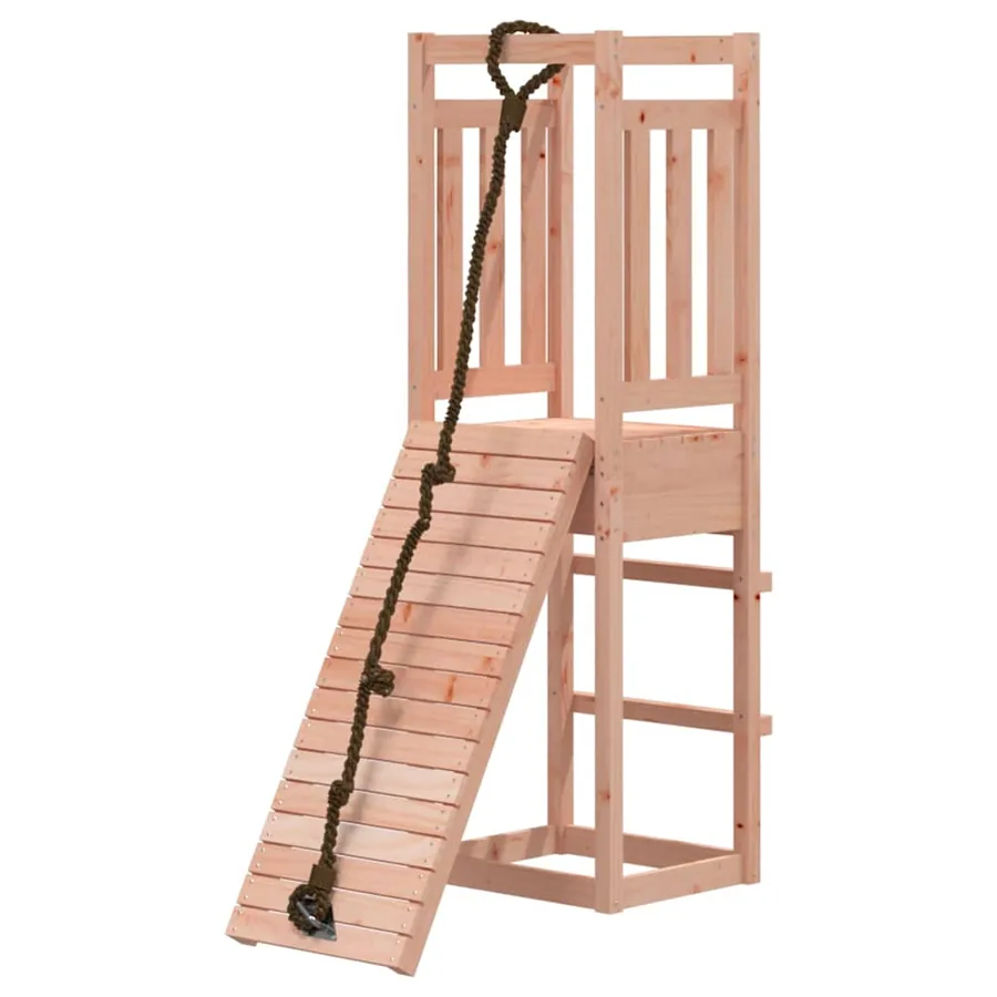 Maisonnette de jeu avec mur d'escalade bois massif Douglas - 3