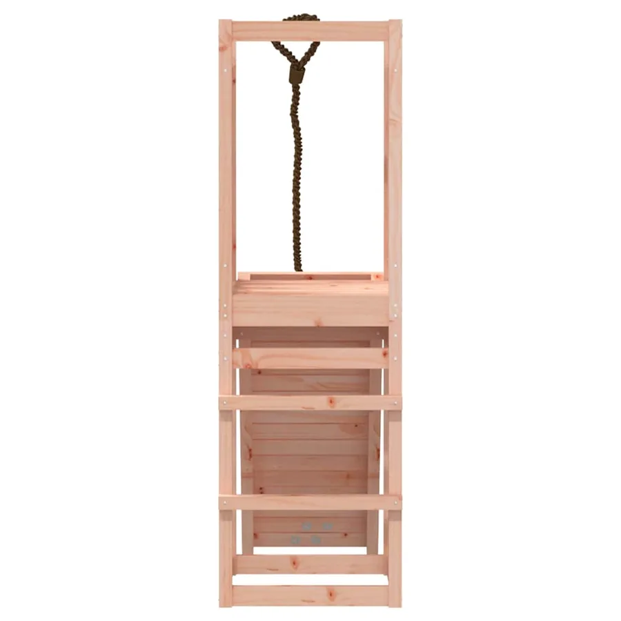 Maisonnette de jeu avec mur d'escalade bois massif Douglas - 7