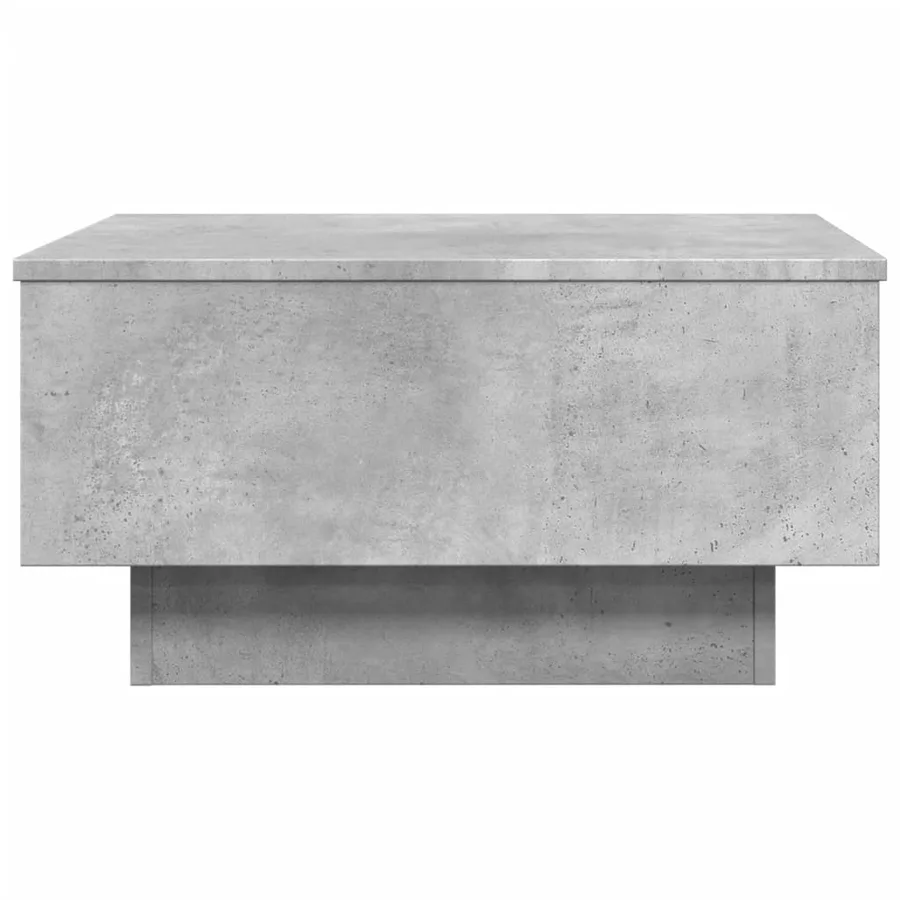 Table basse gris béton 60x45x31 cm bois d'ingénierie - 5