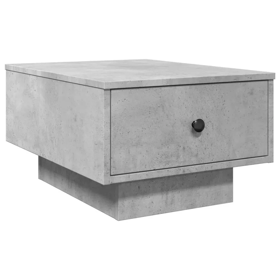 Table basse gris béton 60x45x31 cm bois d'ingénierie - 6