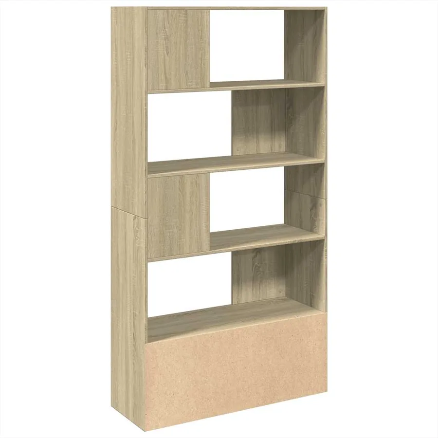 Bibliothèque chêne sonoma 100x36x189 cm bois d'ingénierie - 5