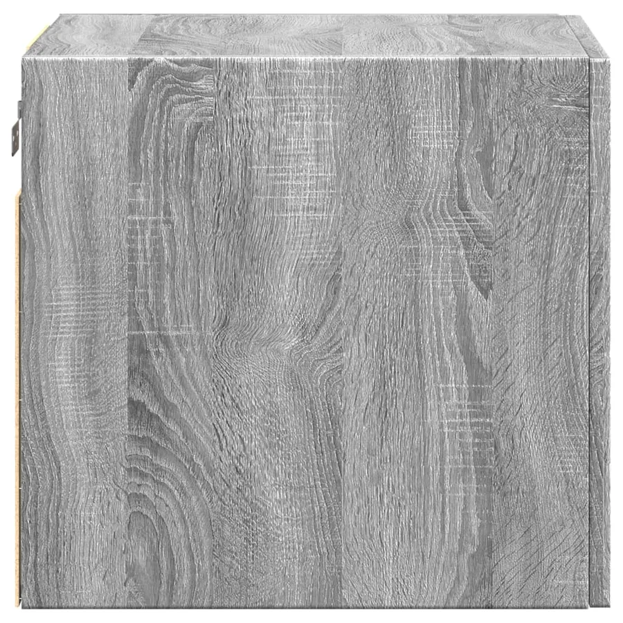 Armoire murale sonoma gris 40x42,5x40 cm bois d'ingénierie - 5