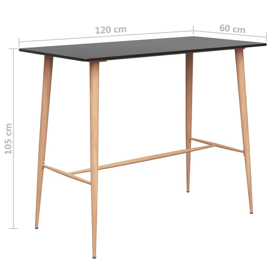 Ensemble de bar 7 pcs Noir et gris - 12