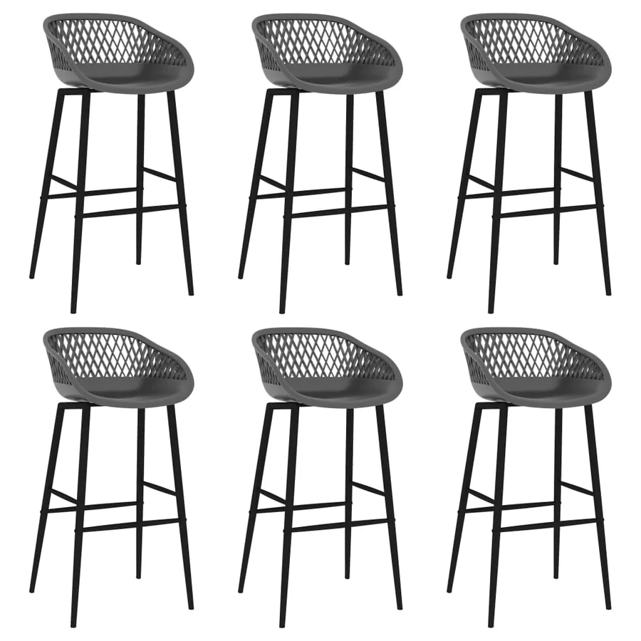 Ensemble de bar 7 pcs Noir et gris - 6