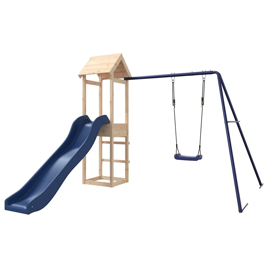 Aire de jeux d'extérieur bois de pin massif - 2