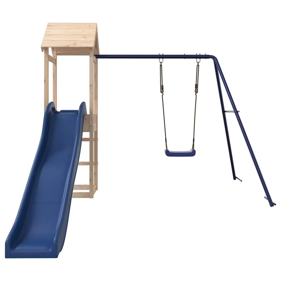 Aire de jeux d'extérieur bois de pin massif - 4