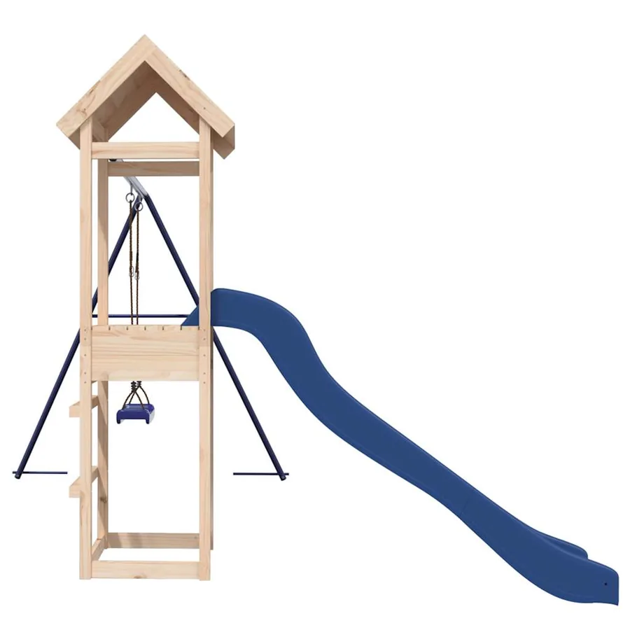 Aire de jeux d'extérieur bois de pin massif - 5