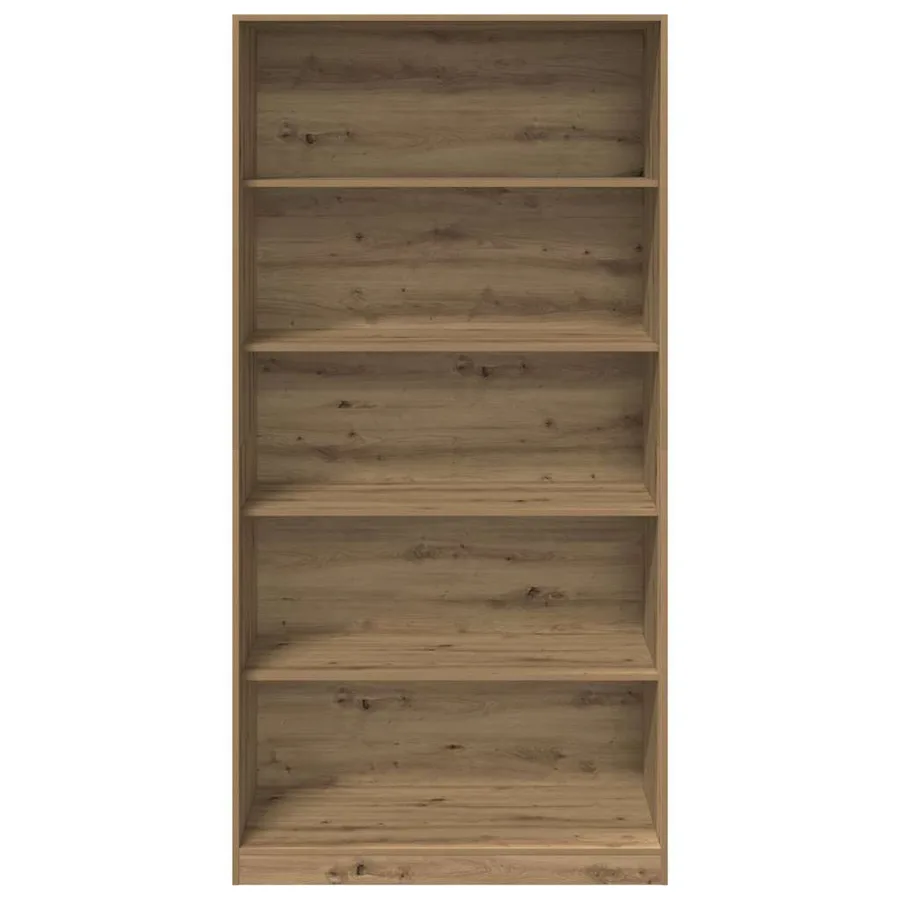 Garde-robe chêne artisanal 100x50x200 cm bois d'ingénierie - 4