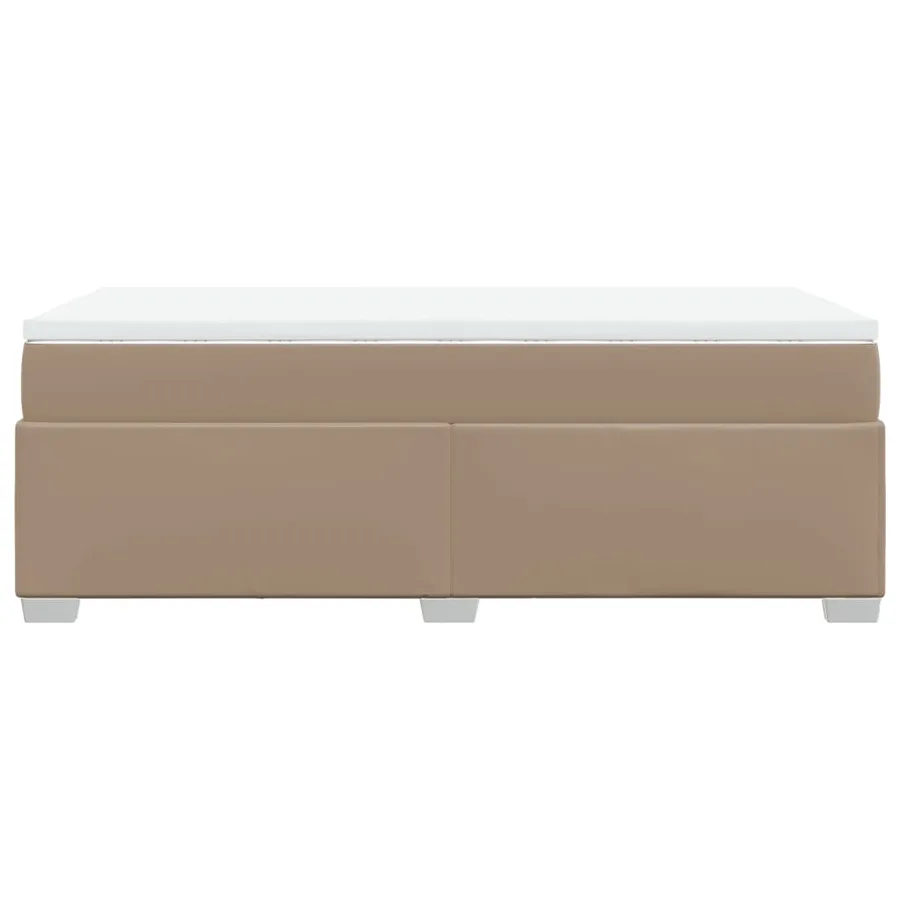 Sommier à lattes de lit avec matelas Cappuccino 100x200 cm - 8