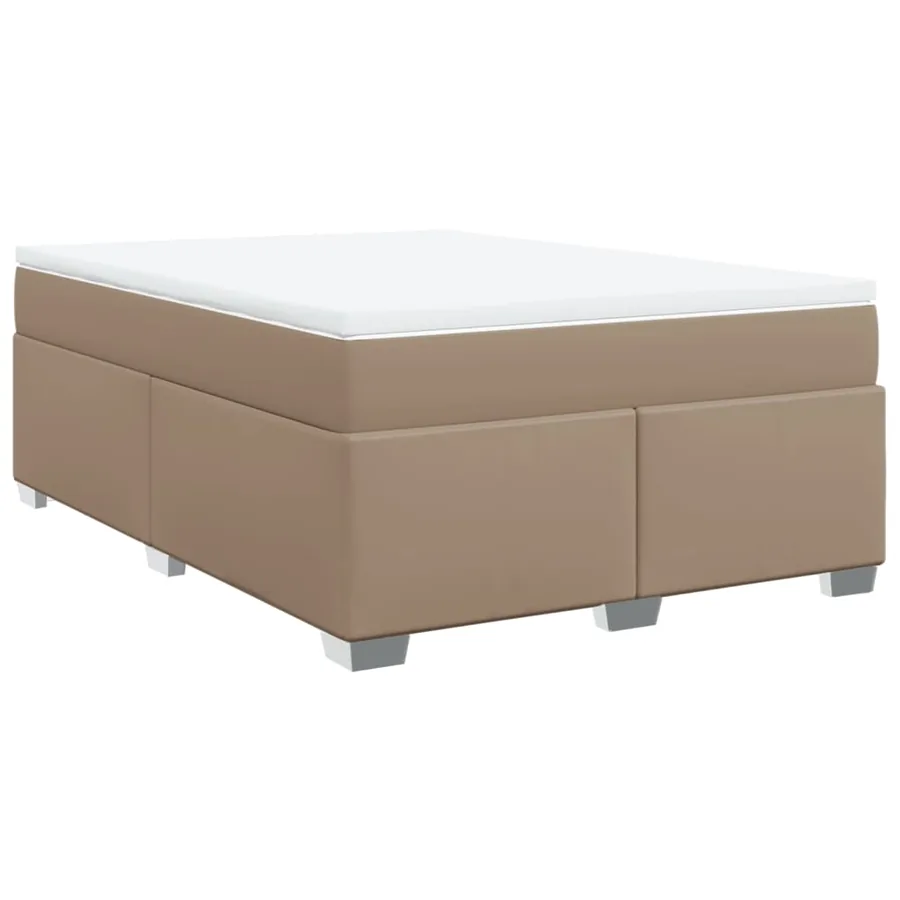 Sommier à lattes de lit avec matelas Cappuccino 140x200 cm - 9