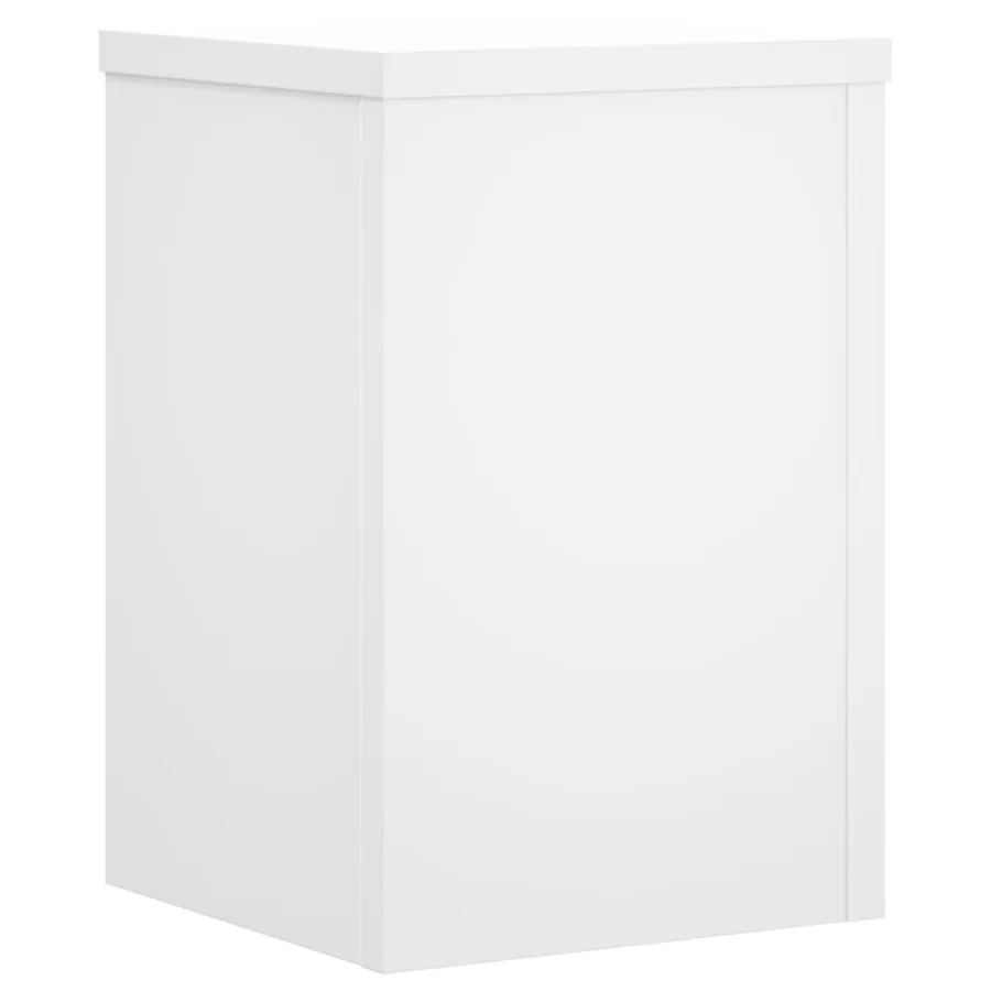 Supports pour plantes 2 pcs blanc 25x25x35 cm bois d'ingénierie - 5