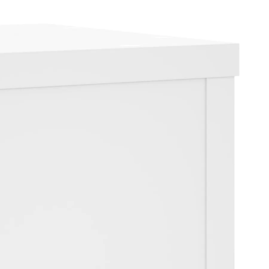 Supports pour plantes 2 pcs blanc 25x25x35 cm bois d'ingénierie - 7