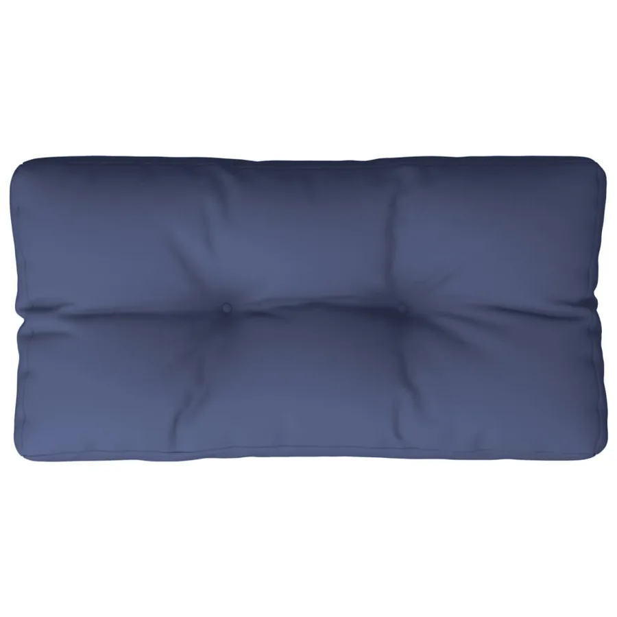 Coussin de palette bleu marine 70x40x12 cm tissu oxford - 6
