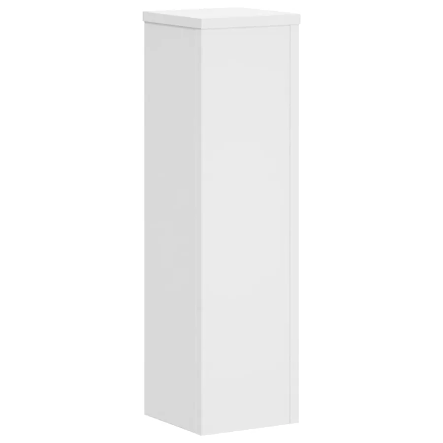 Supports pour plantes 2 pcs blanc 17x17x60 cm bois d'ingénierie - 3