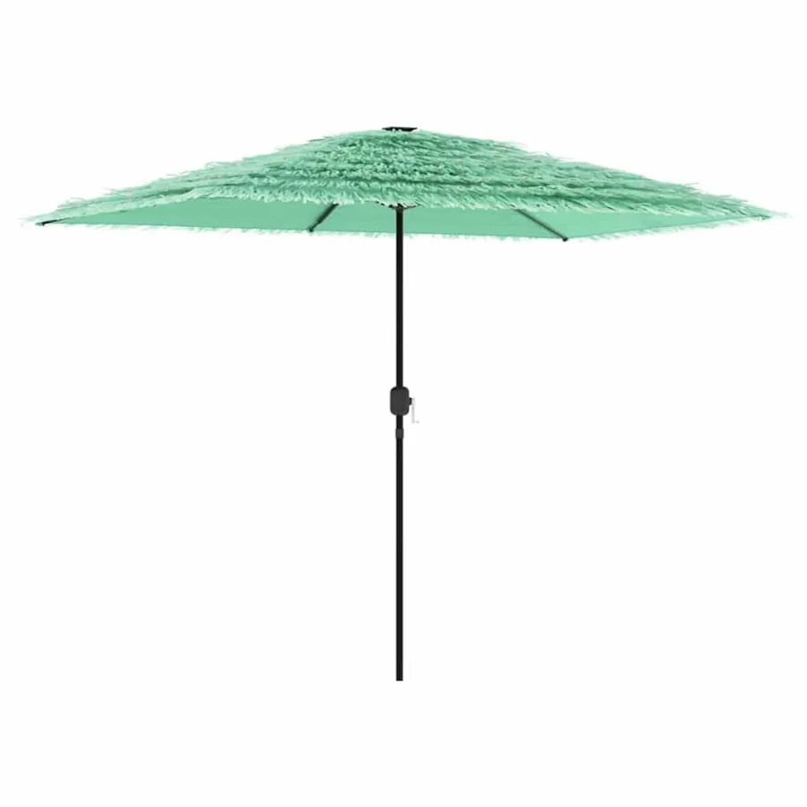 Parasol de jardin avec mât en acier vert 300x200x250 cm - 5