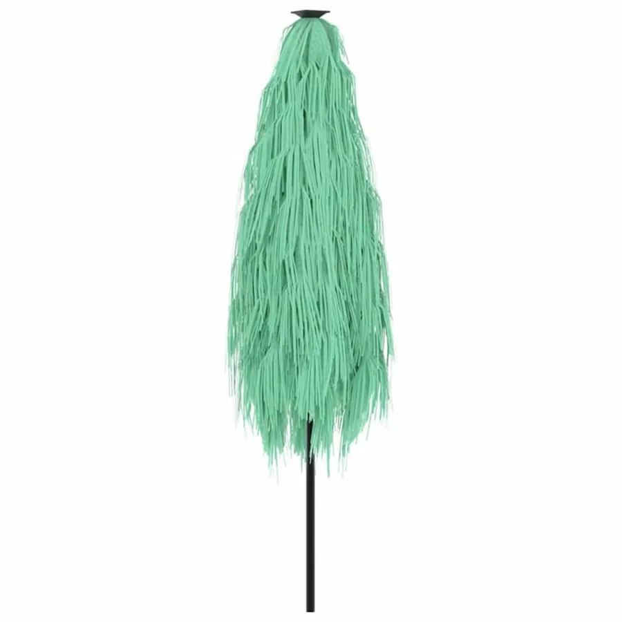 Parasol de jardin avec mât en acier vert 300x200x250 cm - 6