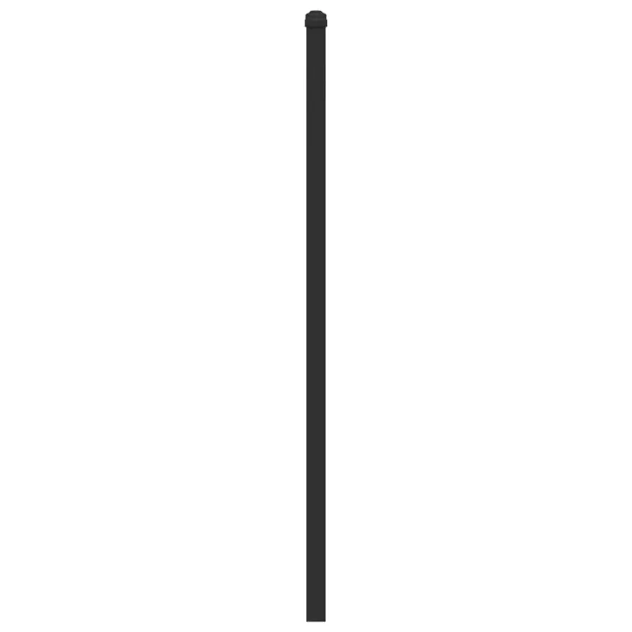 Tête de lit de remplacement chêne marron 100 cm bois d'ingénierie et acier - 4